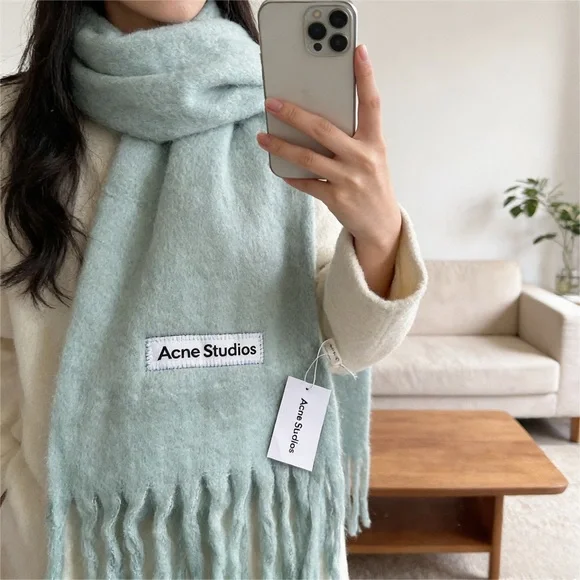 Acne Studios Light Blue Scarf - Picture 1 of 1